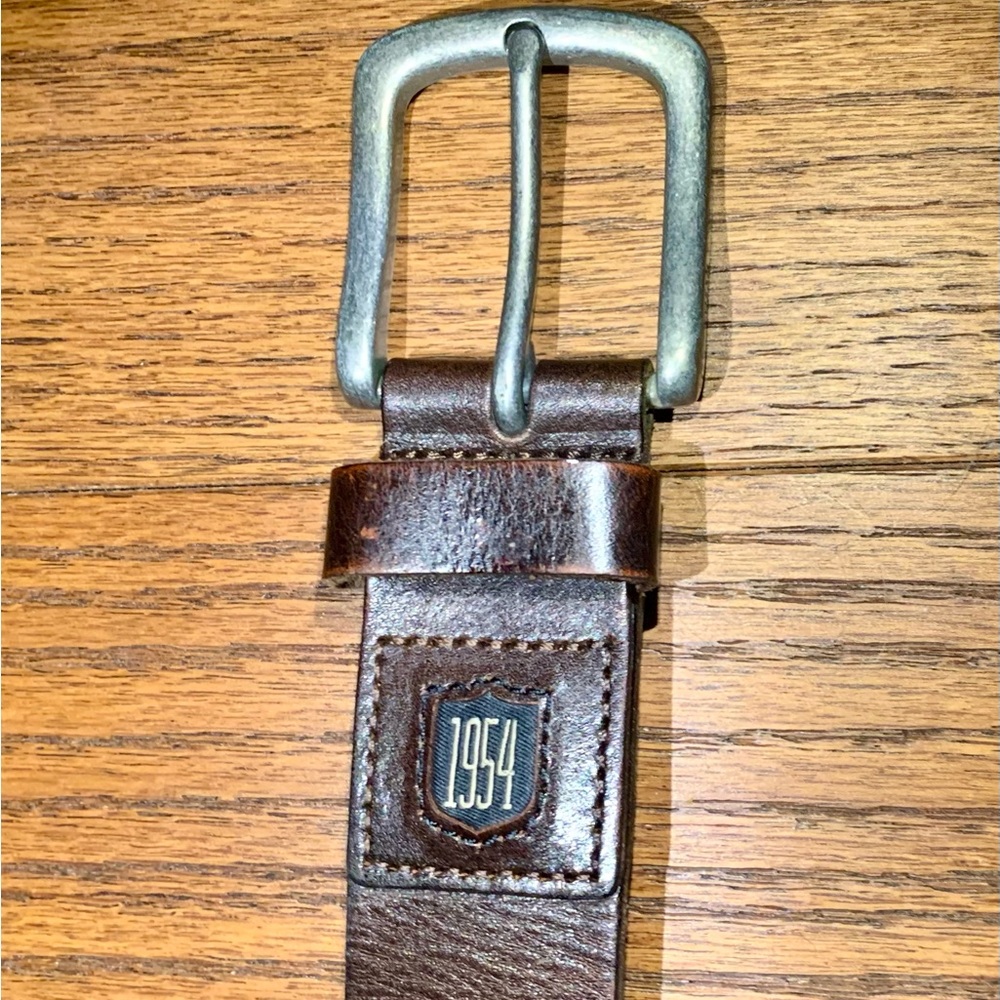 Vintage Fossil Belt Full Grain Leather size 34”